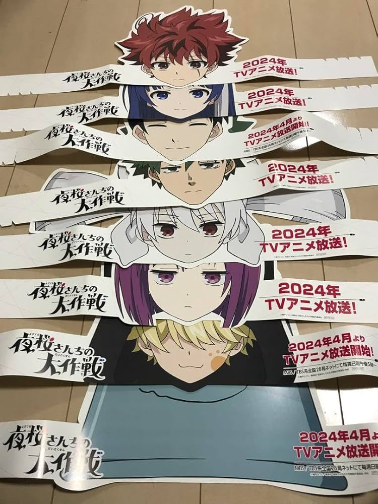 ジャンフェス2022　夜桜さんちの大作戦　缶バッジ　原画　原作　全9種セット ジャンフェス2022 夜桜さんちの大作戦 缶バッジ 原画 原作 全9種